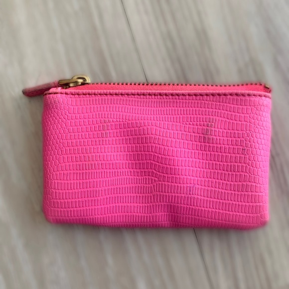 Marc Jacob’s Neon Pink Wallet Key Ring Pouch - Picture 3 of 6